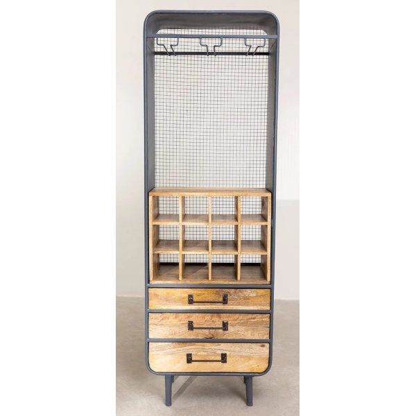 WoodCraft barhylla vinställ - Vintage / Mango WoodCraft barhylla vinställ - Vintage / Mango