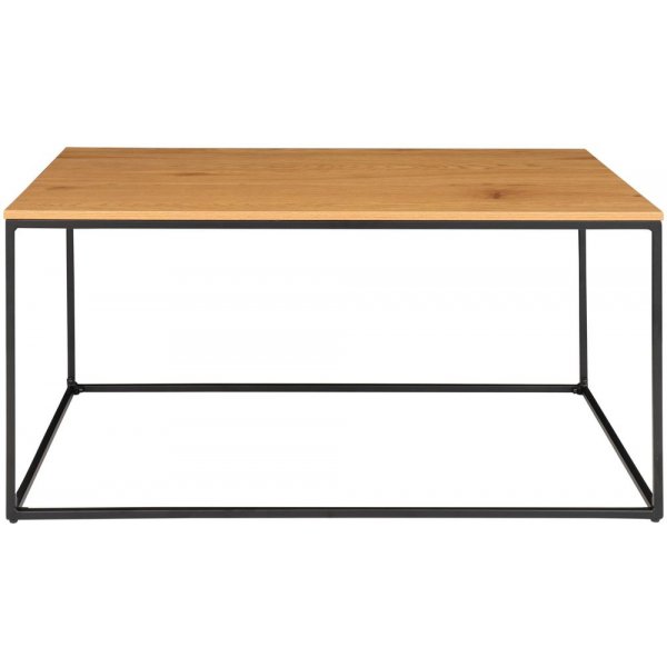 Vita Soffbord 60 x 90 cm - Svart/ek imitation