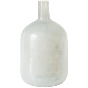 Vase bouteille en verre PE136322 - Gris
