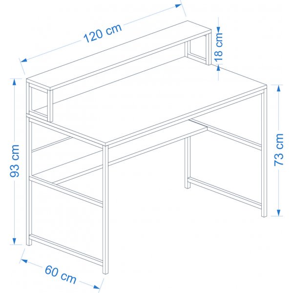 Trendy bureau - Zwart Trendy bureau - Zwart