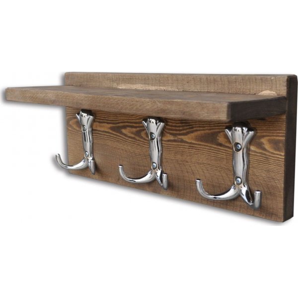 Abstracte wandplank 31 - Walnoot Abstracte wandplank 31 - Walnoot