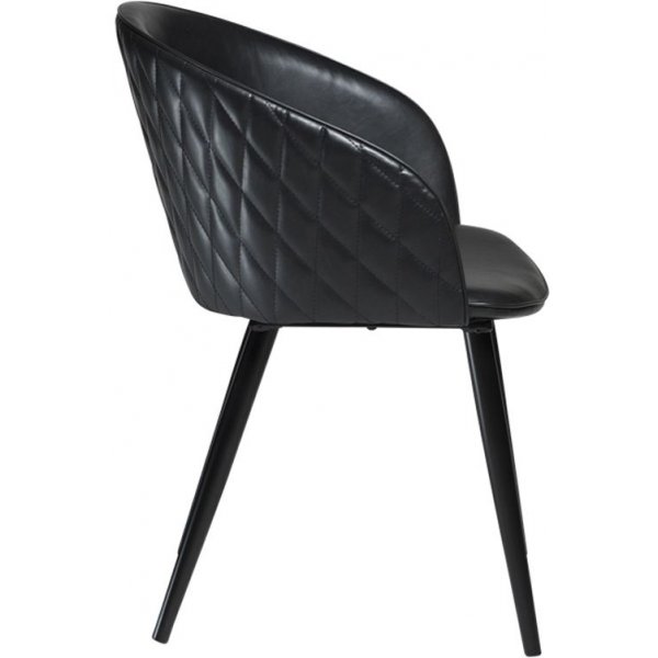 Dual karmstol - Vintage svart