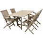 Salt stol med armstd - Gr teak
