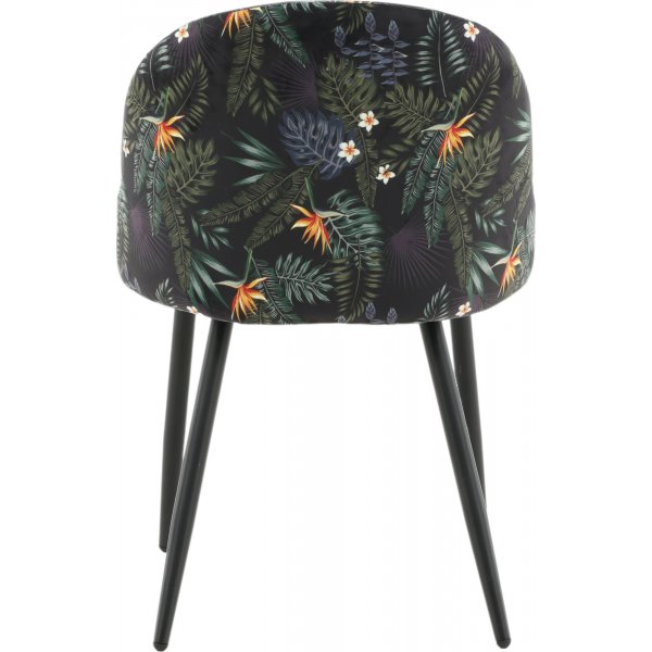 Alice matstol - Svart blomma Alice matstol - Svart blomma