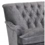 William 4-sits soffa - Gr Velour