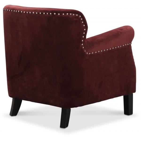 Leeds fåtölj - Vinröd Leeds fåtölj - Vinröd