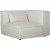 Nees modulsoffa - h�rndel h�ger - Stone White + Textilv�rd f�r m�bler