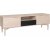 Banc mdia Karmy - Placage chne pigment blanc