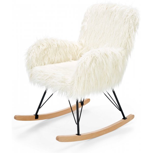 Chaise berante Jamson - Blanc crme