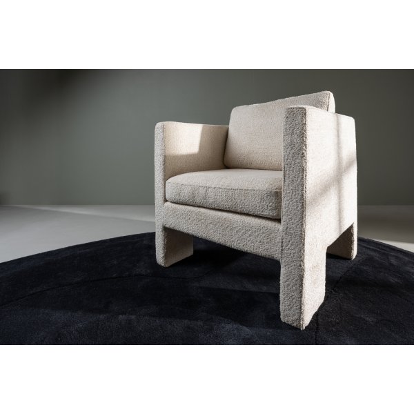 Ragusa fåtölj - Vit bouclé Ragusa fåtölj - Vit bouclé