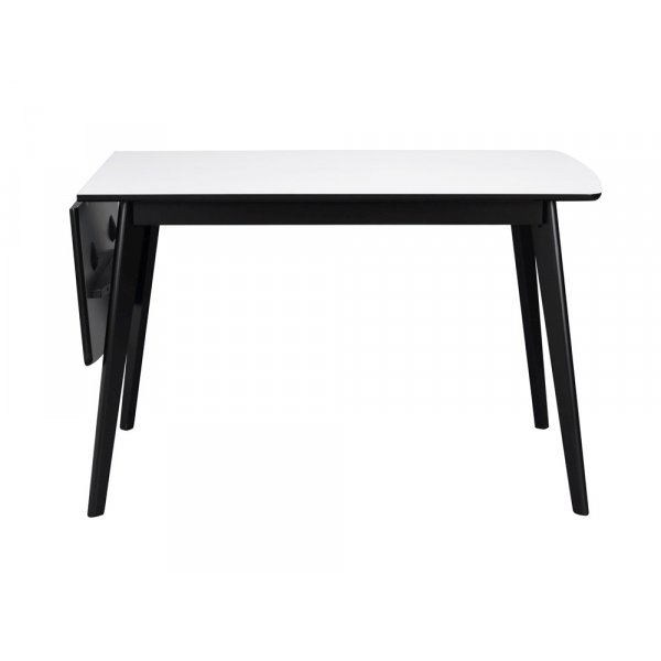 Orson klaffbord 120x80 - Vit/svart