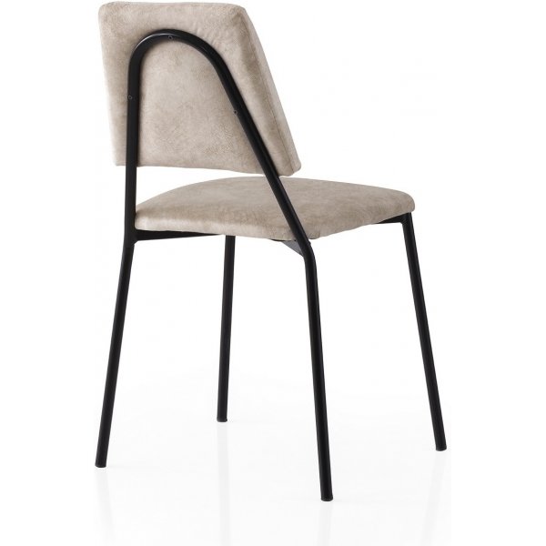 Chaise de salle  manger Lima, lot de 2 - cru