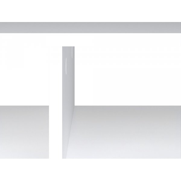 Media TV-b�nk med �ppna fack - Vit