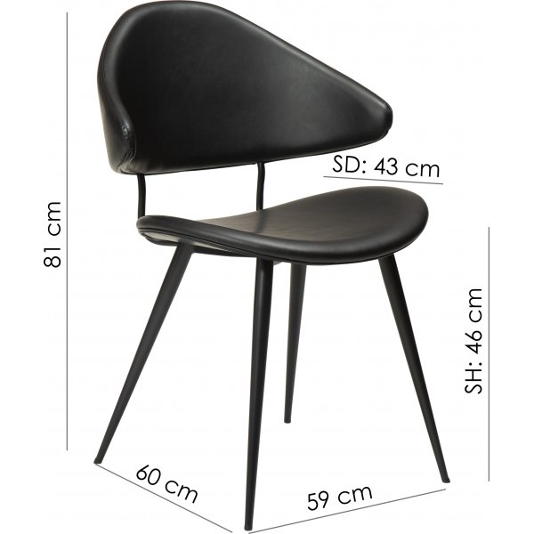 Chaise de salle  manger Napolon - Boucle marron