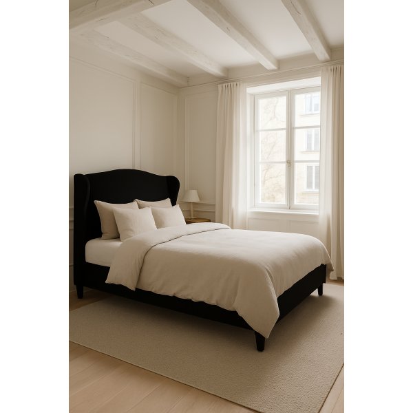 George sngram med gavel 160 cm - Svart sammet