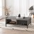Luvio soffbord 18, 90x60 cm - Silver/svart