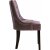 Chaise Tuva en PU vintage marron