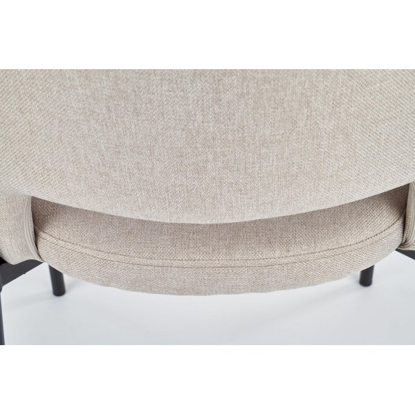 Stol beige med svarta ben - Cadeira + Textilrengöring för möbler Stol beige med svarta ben - Cadeira + Textilrengöring för möbler