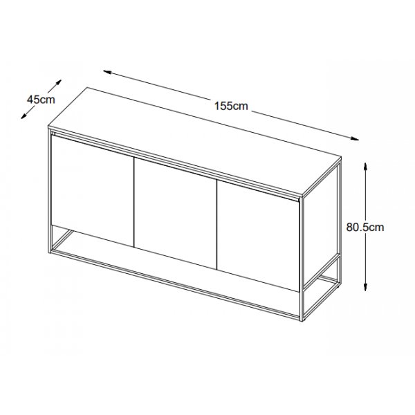 Dito sideboard smoked oak Dito sideboard smoked oak