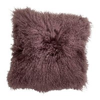 Tibet kuddfodral fårskinn - Mauve Tibet kuddfodral fårskinn - Mauve