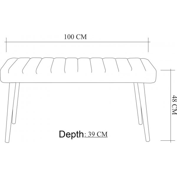 Sture bank - Grenen/groen Sture bank - Grenen/groen