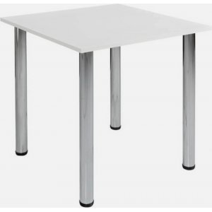 Mikla eettafel 75 x 75 cm - Wit