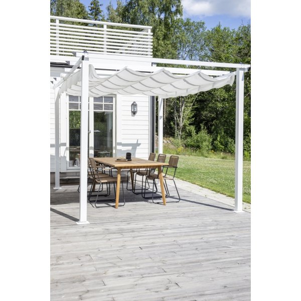 Pergola Lazio 350 x 350 cm - Blanc Pergola Lazio 350 x 350 cm - Blanc