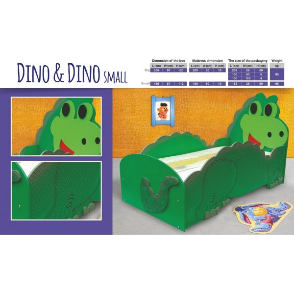 Dino barnsäng - Valfri storlek! Dino barnsäng - Valfri storlek!