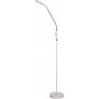 Moto golvlampa - Vit/krom