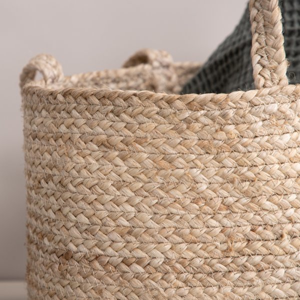 Bhopal korg Ø35 cm - Ljus jute Bhopal korg Ø35 cm - Ljus jute