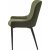 Chaise de salle  manger Boss en tissu boucl vert