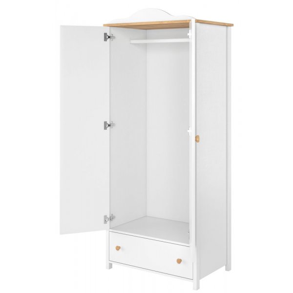 Eldon Armoire pour enfants - Blanc/chêne Eldon Armoire pour enfants - Blanc/chêne
