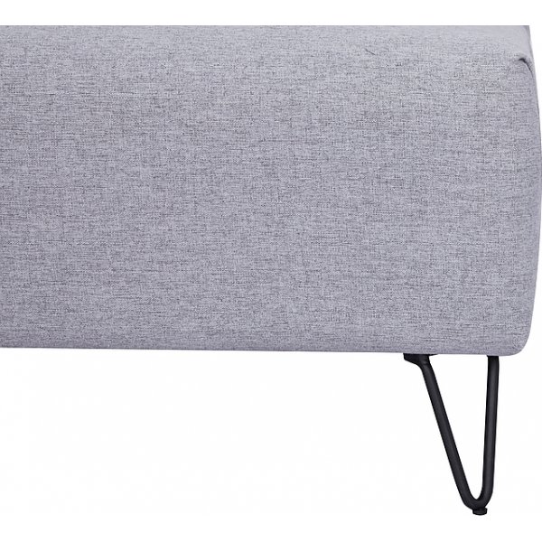 Zenia 2-sits grå bäddsoffa Zenia 2-sits grå bäddsoffa