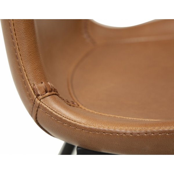 Chaise de salle à manger Medusa - PU marron Chaise de salle à manger Medusa - PU marron