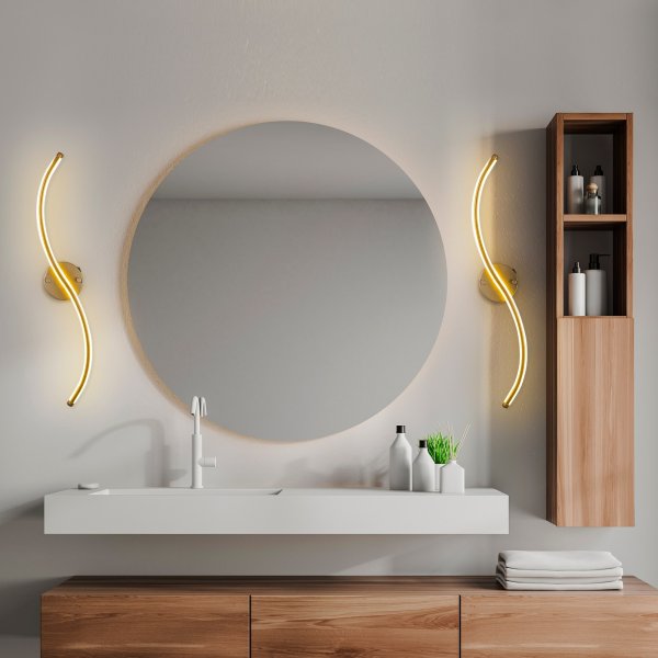 Yalla wandlamp - Goud
