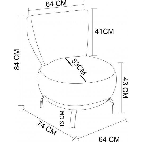 Loly fauteuilset, 2 stuks - Geel