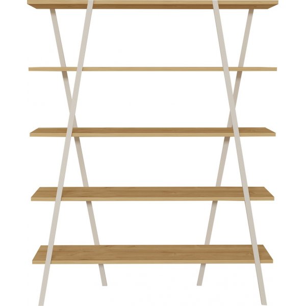 Bibliothque Good - Chne saphir/blanc