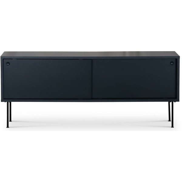 Volume mediabnk med skjutdrrar - 132 cm