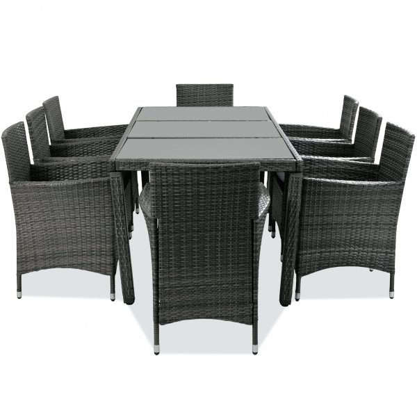 Utematgrupp Lysekil bord med 8 stolar Utematgrupp Lysekil bord med 8 stolar