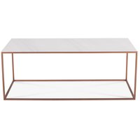 Carrera soffbord vit marmor 125 cm - Välj färg på underrede! Carrera soffbord vit marmor 125 cm - Välj färg på underrede!