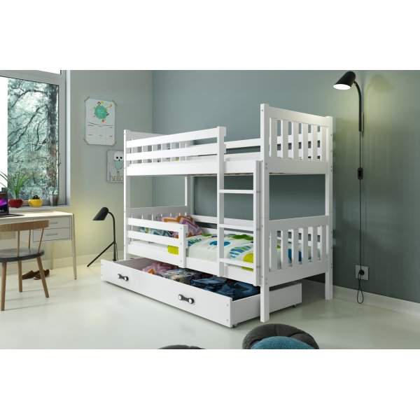 Carino våningssäng med förvaringslåda - Valfri färg & storlek Carino våningssäng med förvaringslåda - Valfri färg & storlek