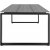 Denver matbord - Grå/svart - 220x100 + Möbelvårdskit för textilier