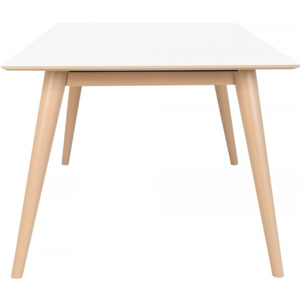 Copenhagen Matbord - Vit/natur - 150/230x95 Copenhagen Matbord - Vit/natur - 150/230x95