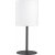 Lampe de table Agnar pour extrieur - Blanc/noir - 57 cm