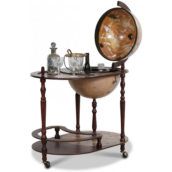 Chariot de service Da Vinci Barglob 81 cm - Acajou / Clair