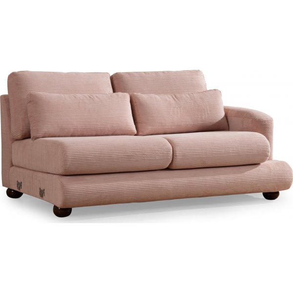 Canapé divan River gauche - Rose Canapé divan River gauche - Rose