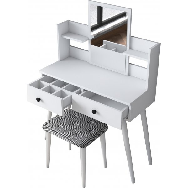 Bijou kaptafel 2, 98 x 40 cm - Wit Bijou kaptafel 2, 98 x 40 cm - Wit