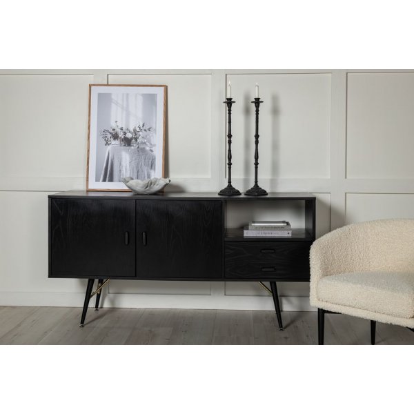 Ansmark sideboard - Svart/mässing Ansmark sideboard - Svart/mässing