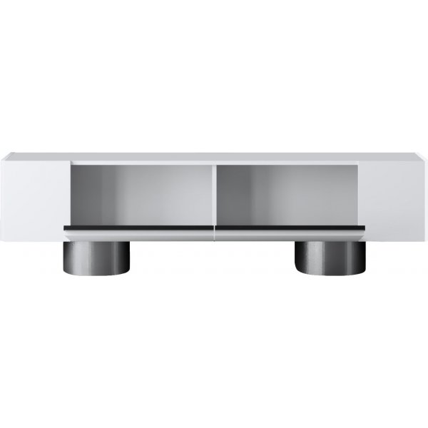 Bohem TV-bänk - Vit/silver Bohem TV-bänk - Vit/silver