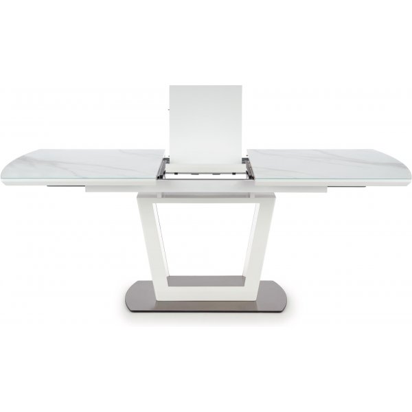 Table  manger Risk 160-200 cm - Marbre blanc